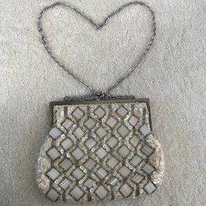 Vintage Classic Hand Beaded Mini Hand Bag